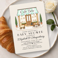 French Paris Cafe Bébé Baby Shower