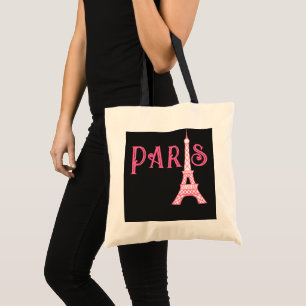 French Paris Eiffel Tower Tote Bag