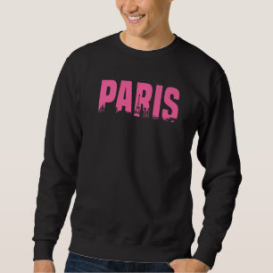 French Paris Eiffel Tower Women France Premium Sweatshirt