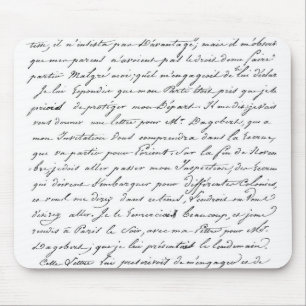 French Paris Script Mouse Pad