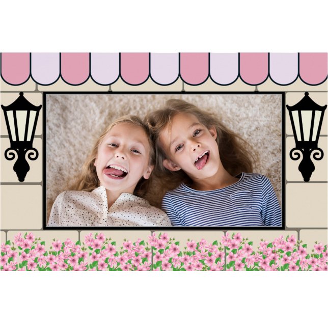 French Parisian theme Birthday photo frame poster (Emily in Paris theme frame)