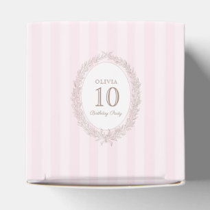 French Patisserie Boulangerie Pink Birthday Gift Favour Box