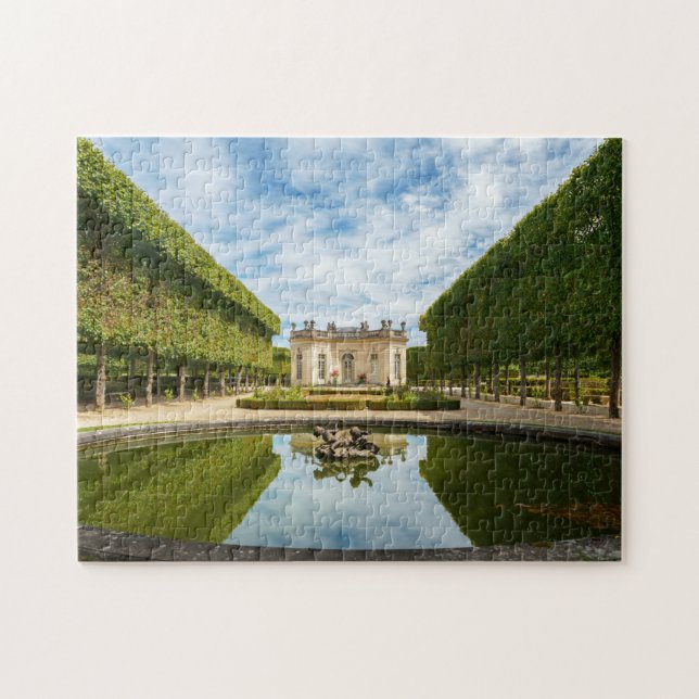 French Pavilion and French Garden in Versailles Jigsaw Puzzle (Horizontal)