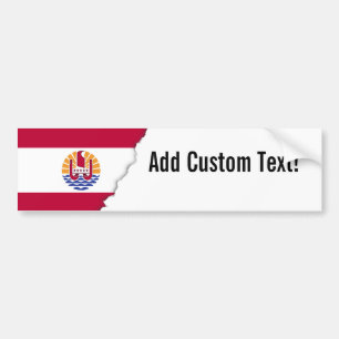 French Polenysia flag Bumper Sticker