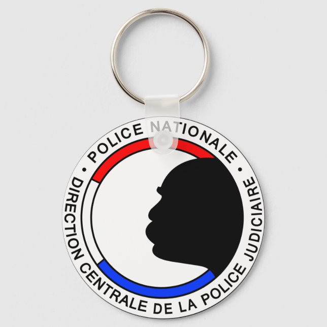 French Police Key Ring (Front)