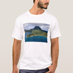French Polynesia, Bora Bora. Aerial view of T-Shirt