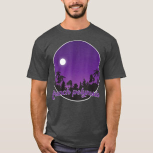 french polynesia By night with Palms T-Shirt