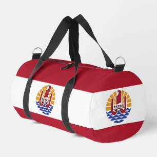 French Polynesia flag Duffle Bag