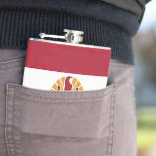 French Polynesia flag Hip Flask
