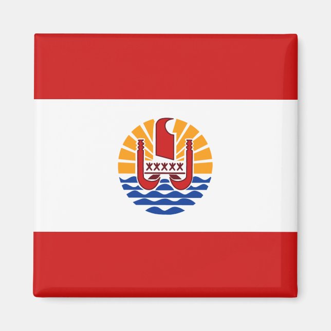 French Polynesia Flag Magnet (Front)