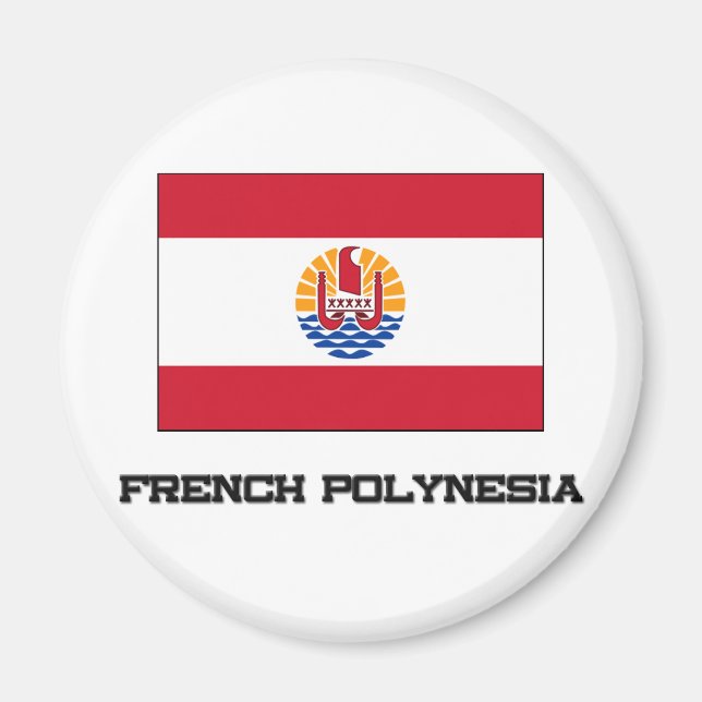 French Polynesia Flag Magnet (Front)