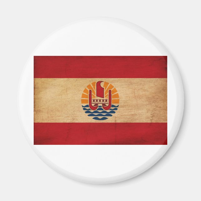 French Polynesia Flag Magnet (Front)