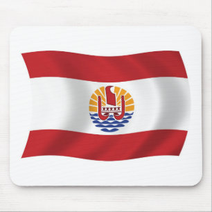 French Polynesia Flag Mousepad
