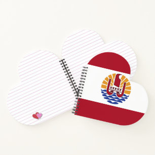 French Polynesia flag Notebook