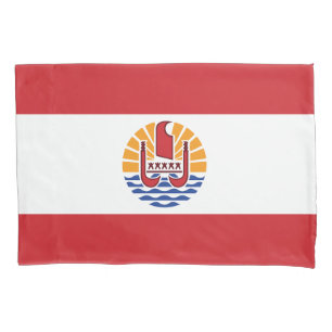 French Polynesia Flag Pillowcase