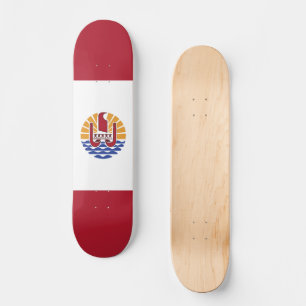 French Polynesia flag Skateboard