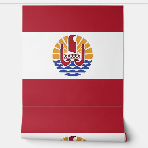 French Polynesia flag Wallpaper
