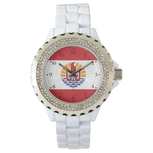 French Polynesia Flag Watch (Front)