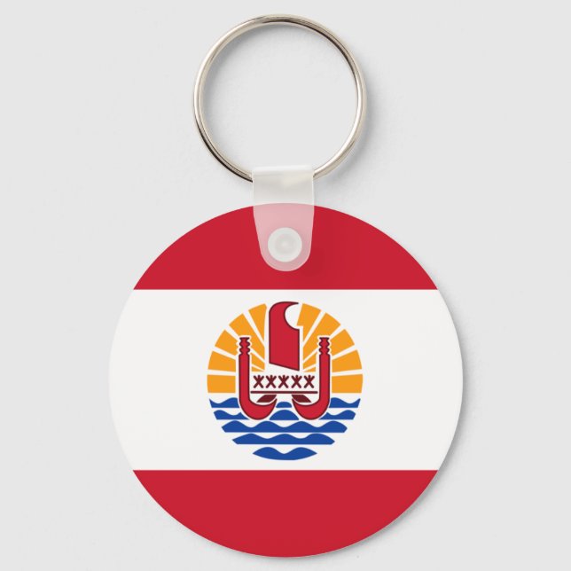 french polynesia key ring (Front)