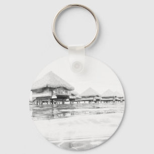 French Polynesia Key Ring
