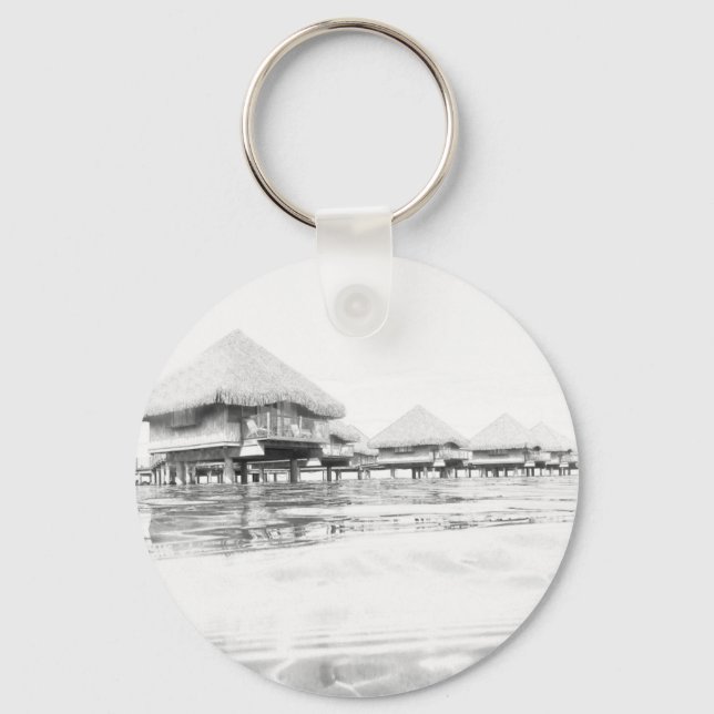 French Polynesia Key Ring (Front)