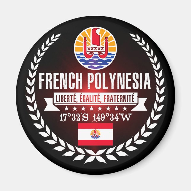 French Polynesia Magnet (Front)