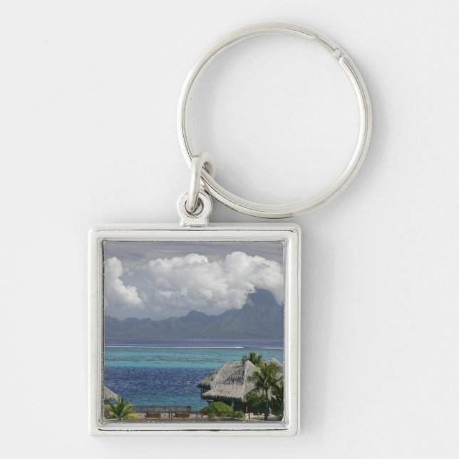 French Polynesia, Moorea. A view of the island Key Ring (Front)