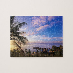 French Polynesia, Moorea. View of the Baie de Jigsaw Puzzle