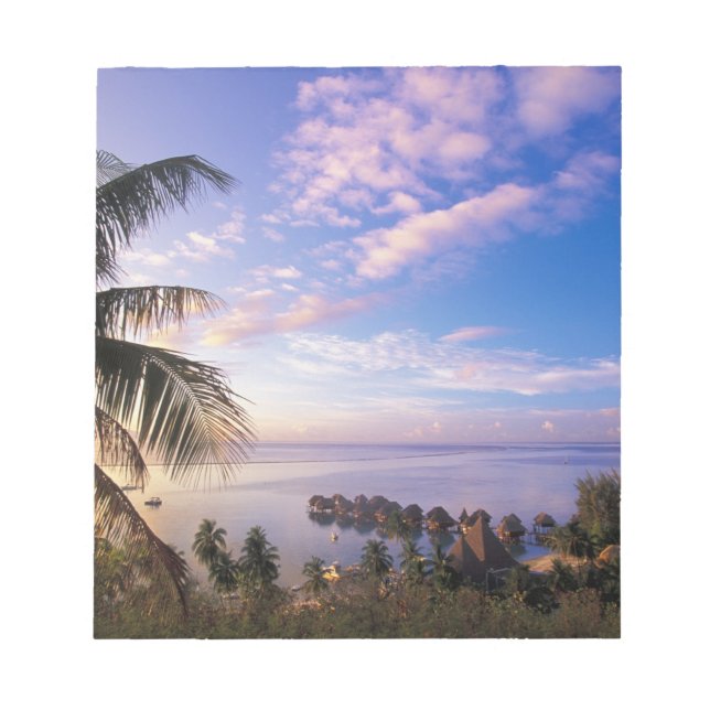 French Polynesia, Moorea. View of the Baie de Notepad (Front)