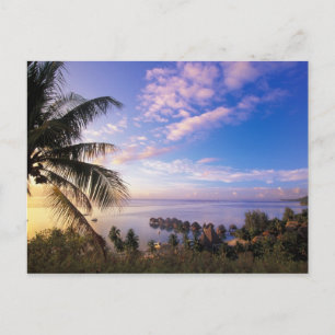 French Polynesia, Moorea. View of the Baie de Postcard