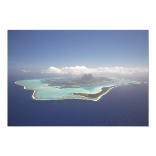 French Polynesia, Tahiti, Bora Bora. The Photo Print