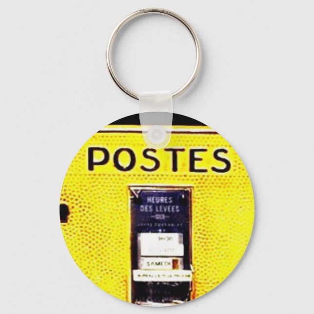 French Post Box Key Ring (Front)