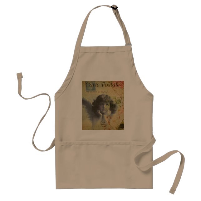 French Postcard Apron (Front)