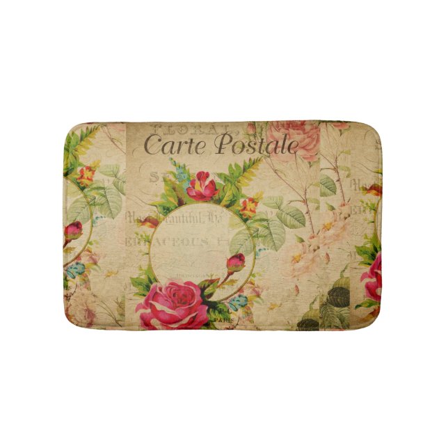 French Postcard Bath Mat (Front)