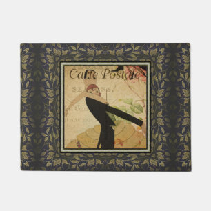 French Postcard Door Mat