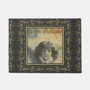 French Postcard Door Mat