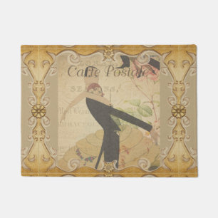 French Postcard Door Mat