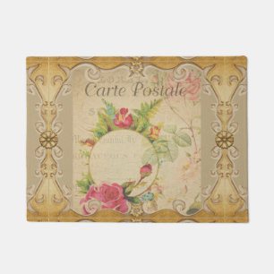 French Postcard Door Mat