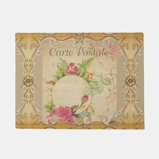 French Postcard Door Mat (Front)