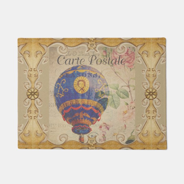 French Postcard Door Mat (Front)
