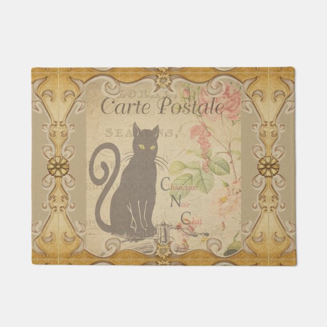 French Postcard Door Mat (Front)