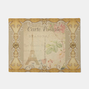 French Postcard Door Mat