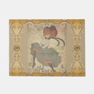 French Postcard Door Mat