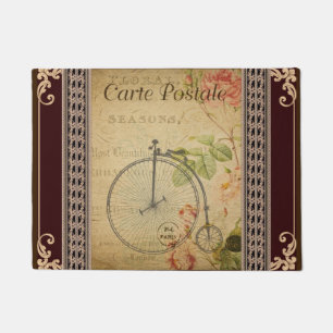 French Postcard Door Mat