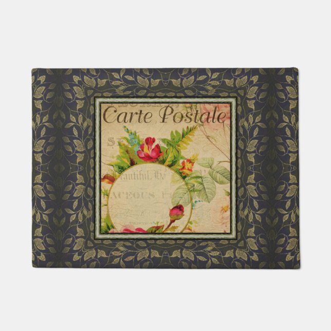 French Postcard Door Mat (Front)