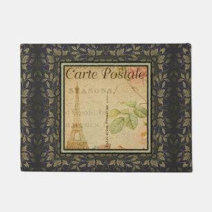 French Postcard Door Mat