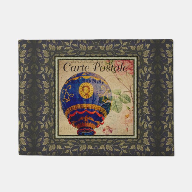French Postcard Door Mat (Front)