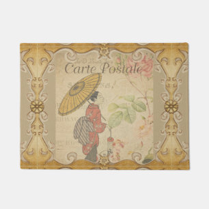 French Postcard Door Mat