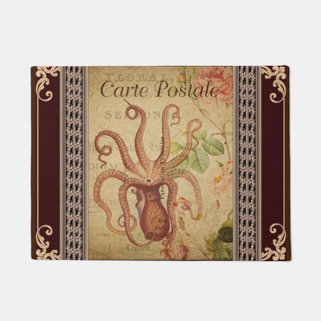 French Postcard Door Mat (Front)