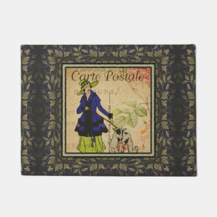French Postcard Door Mat